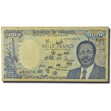 Banknote, Cameroon, 1000 Francs, 1987, 1987-01-01, KM:26a, VF(30-35)