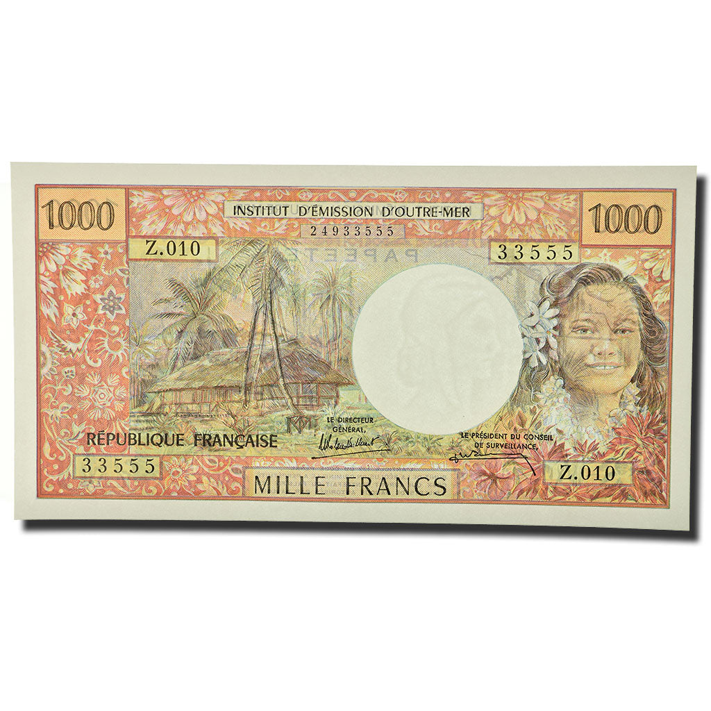Banconote, Tahiti, 1000 Francs, 1985, KM:27d, SPL+