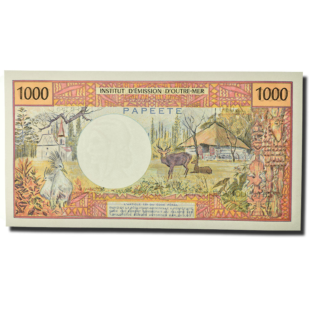 Banconote, Tahiti, 1000 Francs, 1985, KM:27d, SPL+