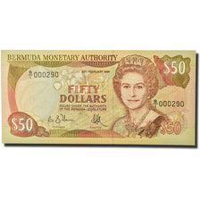 Banknote, Bermuda, 50 Dollars, 1989, 1989-02-20, KM:38, UNC(65-70)