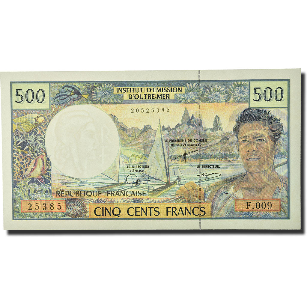Banknote, French Pacific Territories, 500 Francs, Undated (1992), KM:1a