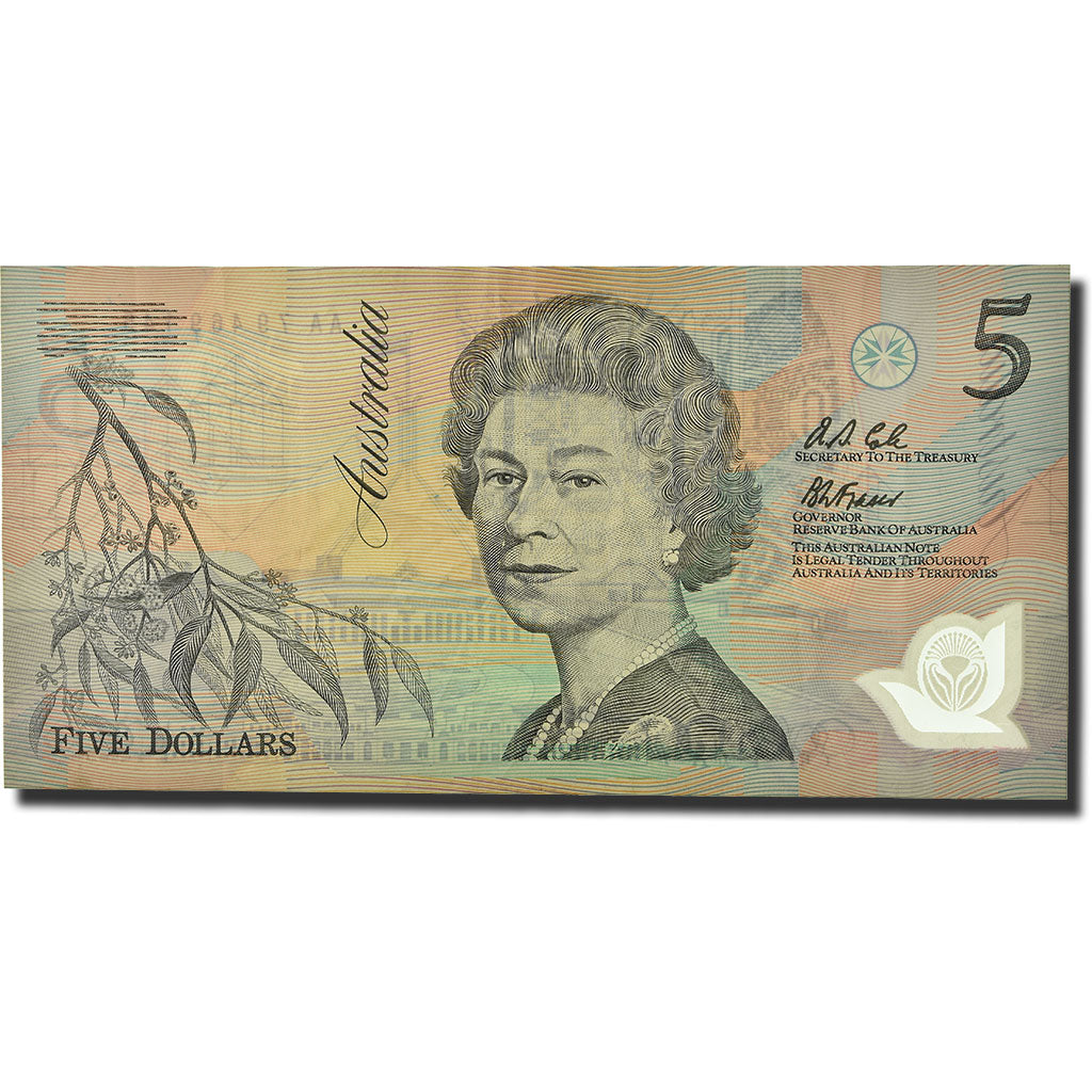 Geldschein, Australien, 5 Dollars, 1992, KM:50a, SS