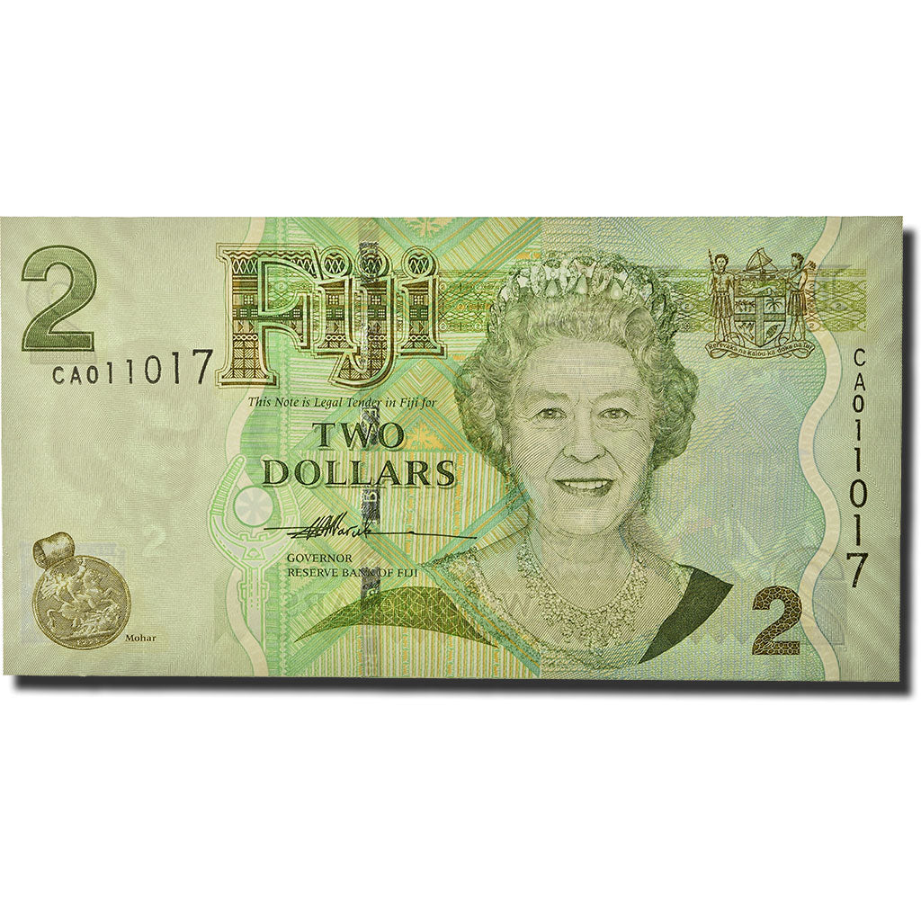 Banknote, Fiji, 2 Dollars, 2007, KM:109a, UNC(65-70)