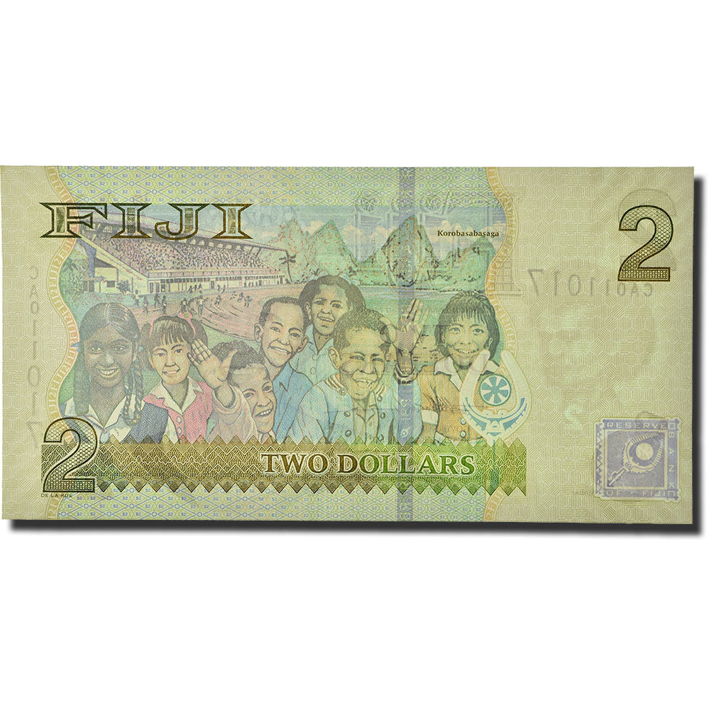 Banknote, Fiji, 2 Dollars, 2007, KM:109a, UNC(65-70)