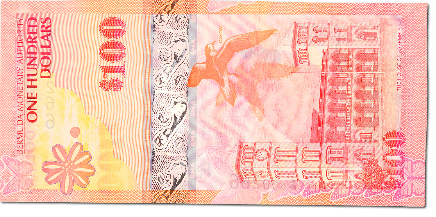 Geldschein, Bermuda, 100 Dollars, 2009, 2009-01-01, KM:62a, UNZ-