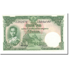 Banknote, Thailand, 20 Baht, 1953, KM:77d, UNC(65-70)