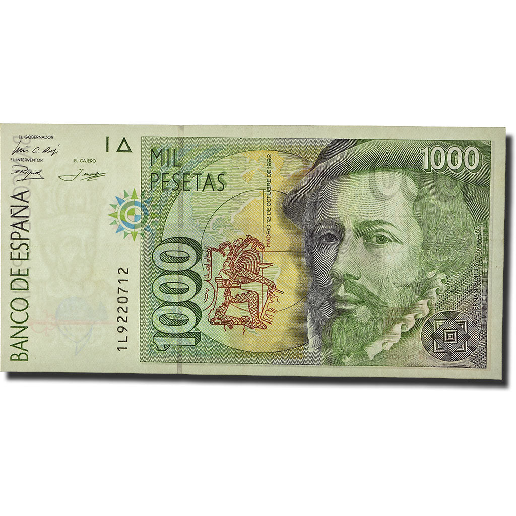 Banconote, Spagna, 1000 Pesetas, 1996, 1992-10-12, KM:163, BB