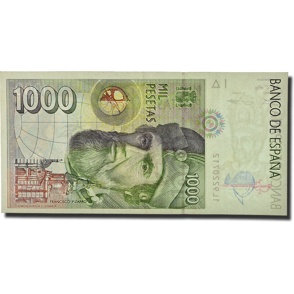 Banconote, Spagna, 1000 Pesetas, 1996, 1992-10-12, KM:163, BB
