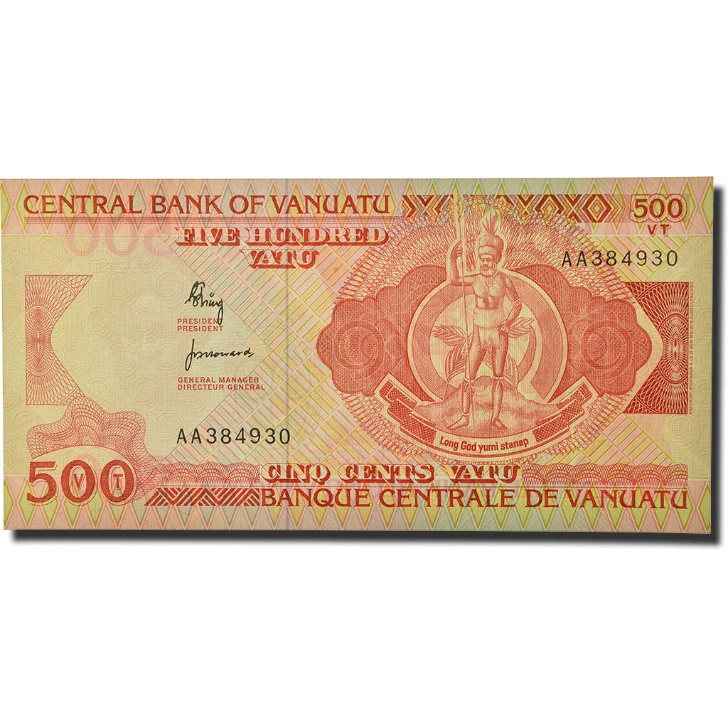 Geldschein, Vanuatu, 500 Vatu, Undated (1982), KM:2a, UNZ