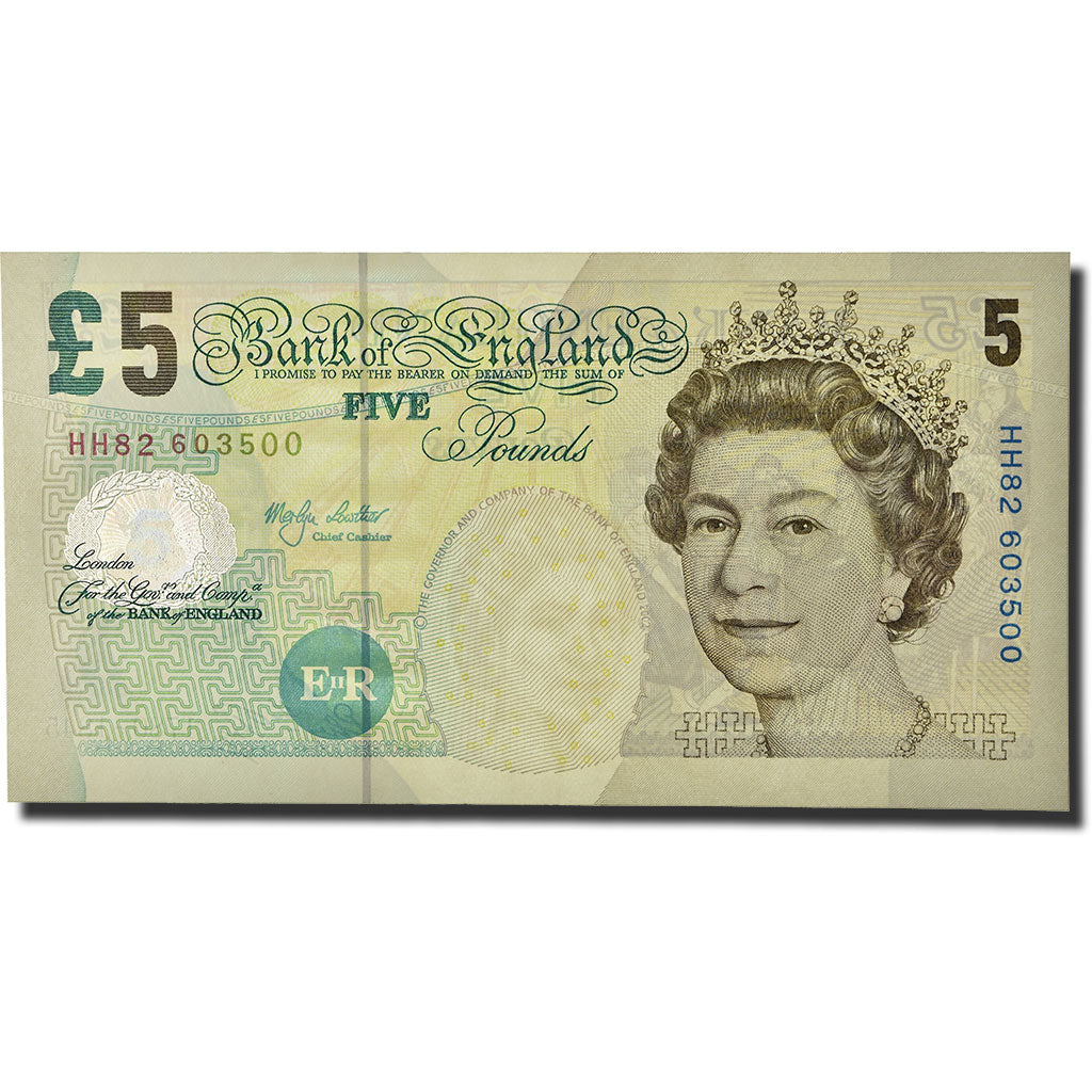 Banknote, Great Britain, 5 Pounds, 2002-2003, KM:391b, UNC(65-70)