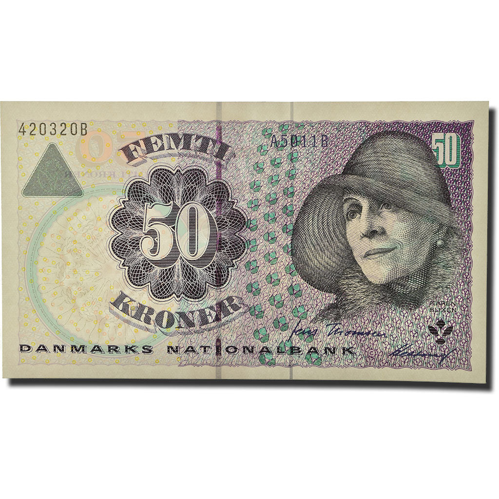 Geldschein, Dänemark, 50 Kroner, 2004-2007, KM:60a, UNZ-