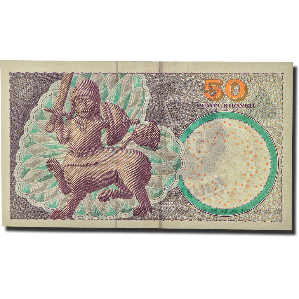 Geldschein, Dänemark, 50 Kroner, 2004-2007, KM:60a, UNZ-