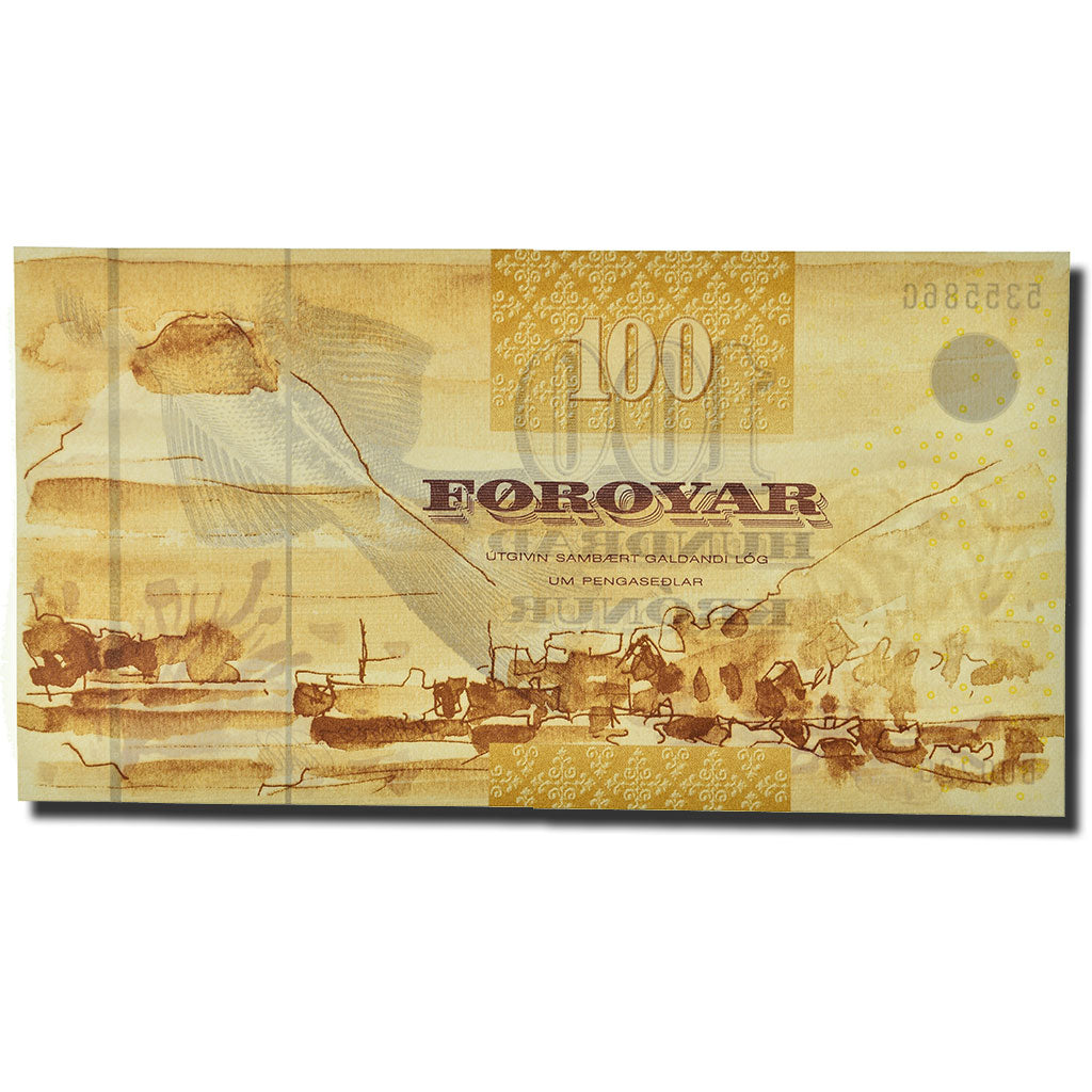 Banknote, Faeroe Islands, 100 Kronur, 2002, KM:25, UNC(65-70)