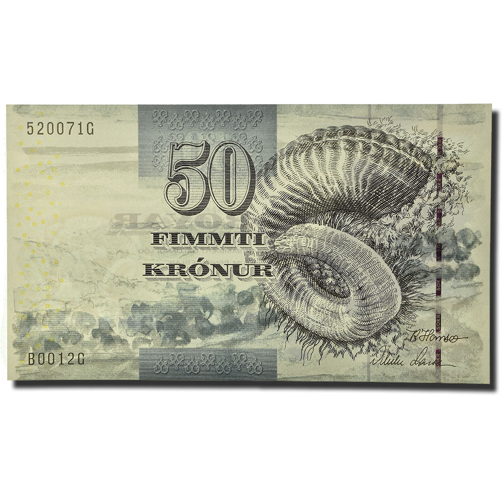 Banknote, Faeroe Islands, 50 Kronur, 2001, KM:24, UNC(65-70)