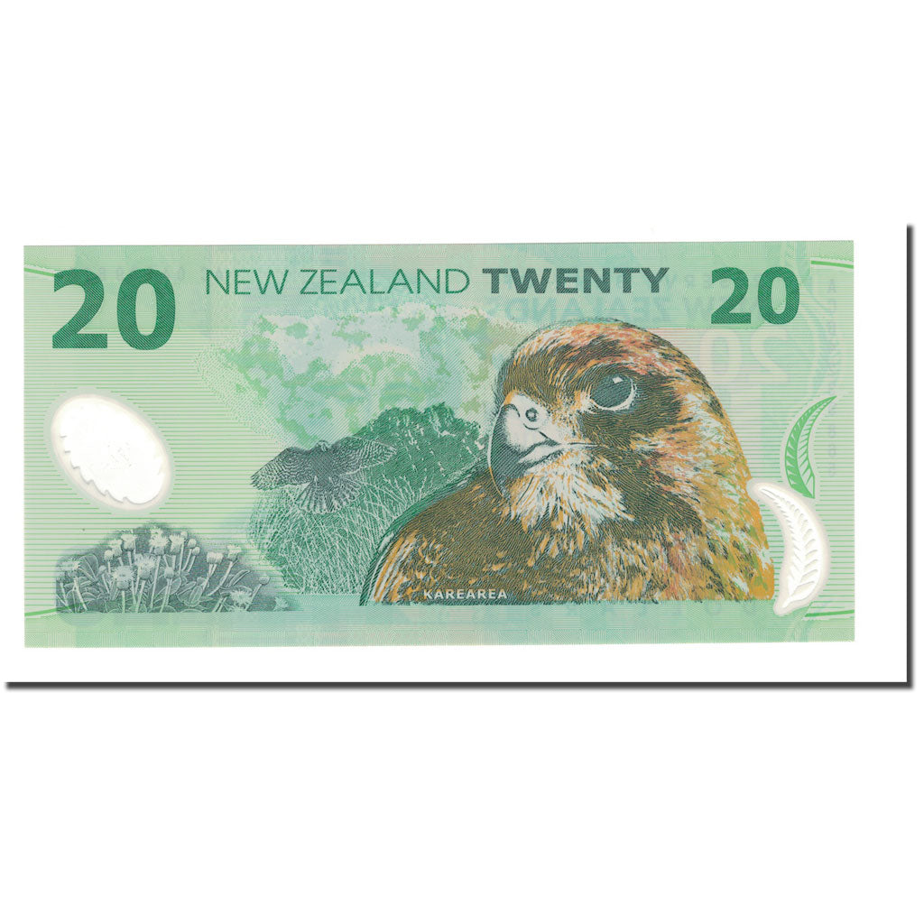 Banknote, New Zealand, 20 Dollars, KM:187a, UNC(65-70)