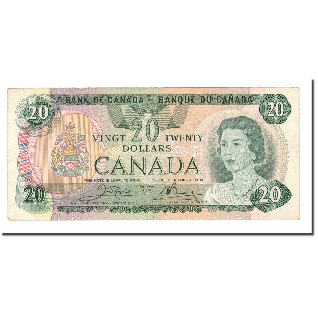 Banknote, Canada, 20 Dollars, 1979, KM:95c, EF(40-45)