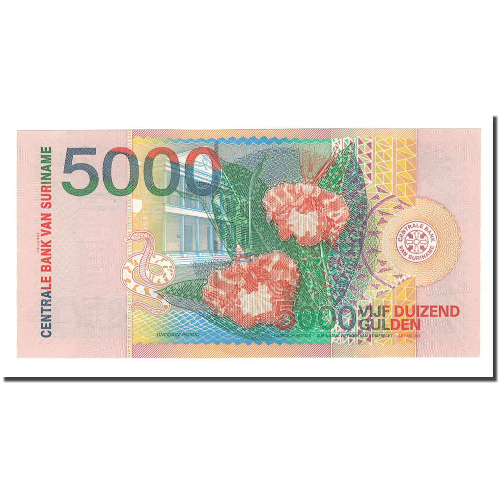 Geldschein, Surinam, 5000 Gulden, 2000, 2000-01-01, KM:152, UNZ