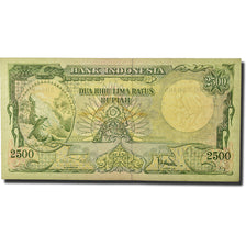 Banknote, Indonesia, 2500 Rupiah, 1957, KM:54a, AU(55-58)