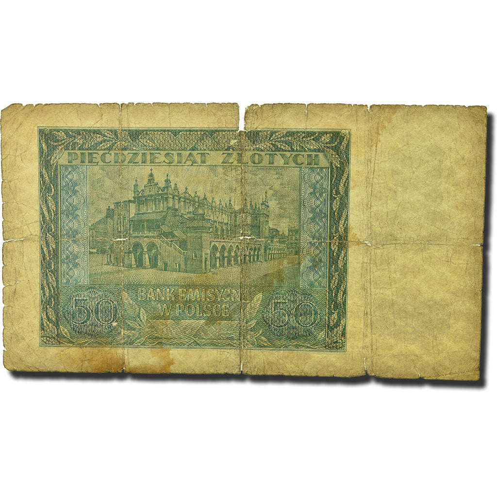 Billet, Pologne, 50 Zlotych, 1940, 1940-03-01, KM:96, B