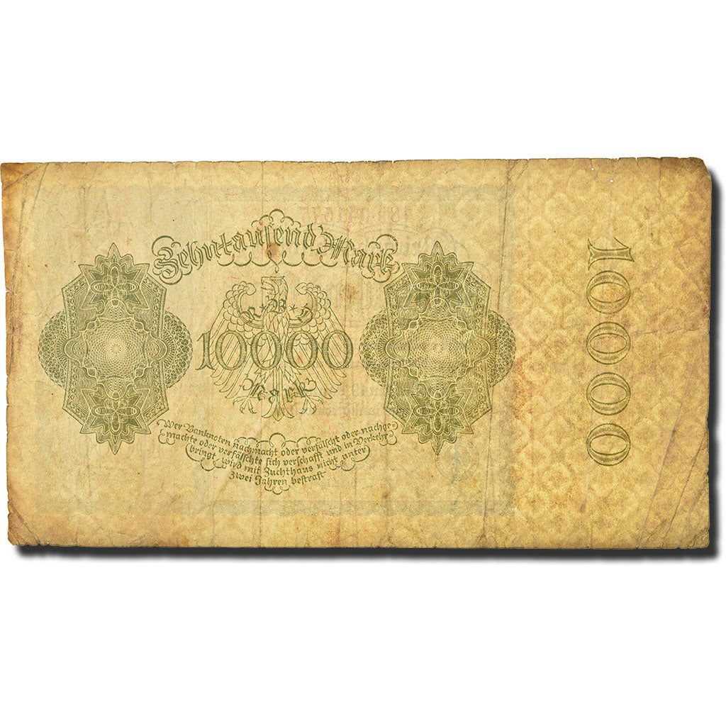 Geldschein, Deutschland, 10,000 Mark, 1922, 1922-01-19, KM:70, SGE