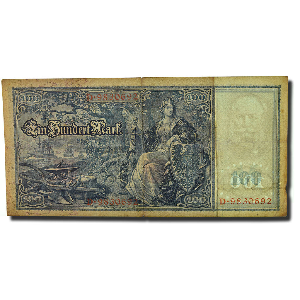 Banknote, Germany, 100 Mark, 1910, 1910-04-21, KM:42, VF(20-25)