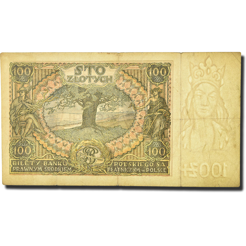 Billet, Pologne, 100 Zlotych, 1934, 1934-11-09, KM:75a, TTB