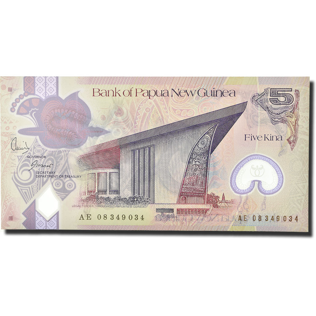 Billet, Papua New Guinea, 5 Kina, KM:39, NEUF