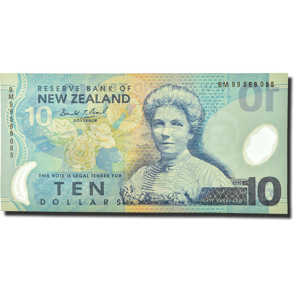 Billet, Nouvelle-Zélande, 10 Dollars, 1999-2007, KM:186a, NEUF