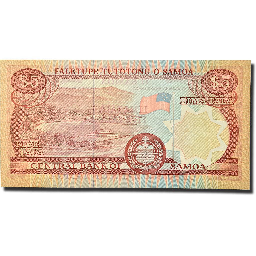 Banknote, Western Samoa, 5 Tala, 1985, KM:26, UNC(65-70)