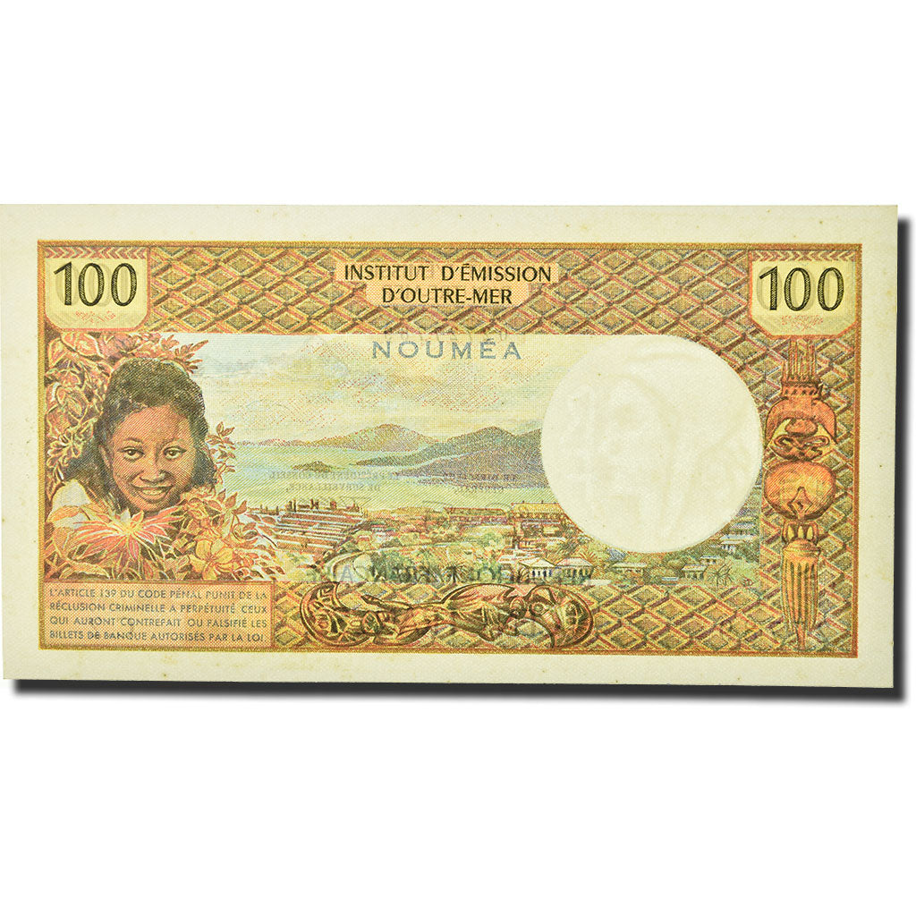 Banknote, New Caledonia, 100 Francs, 1969, KM:59, AU(55-58)