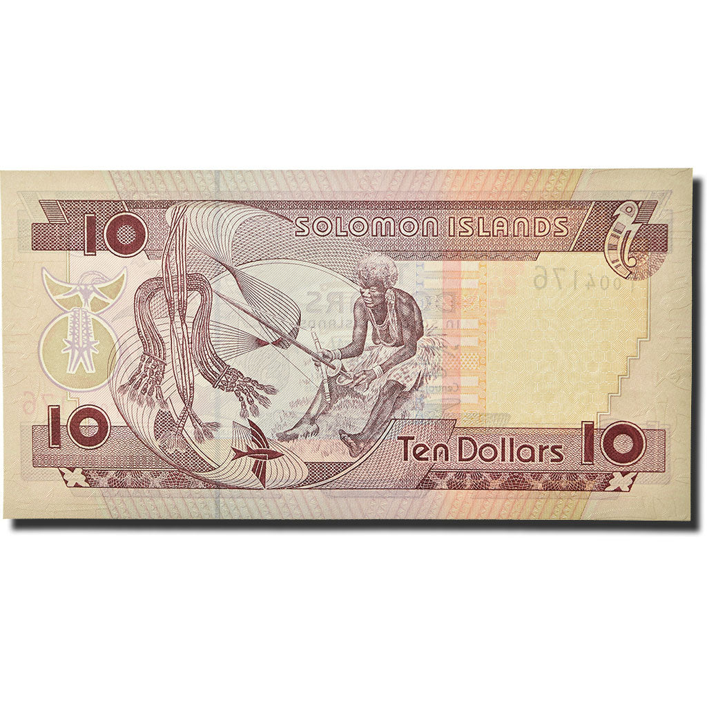 Billet, Îles Salomon, 10 Dollars, 1996, KM:20, NEUF