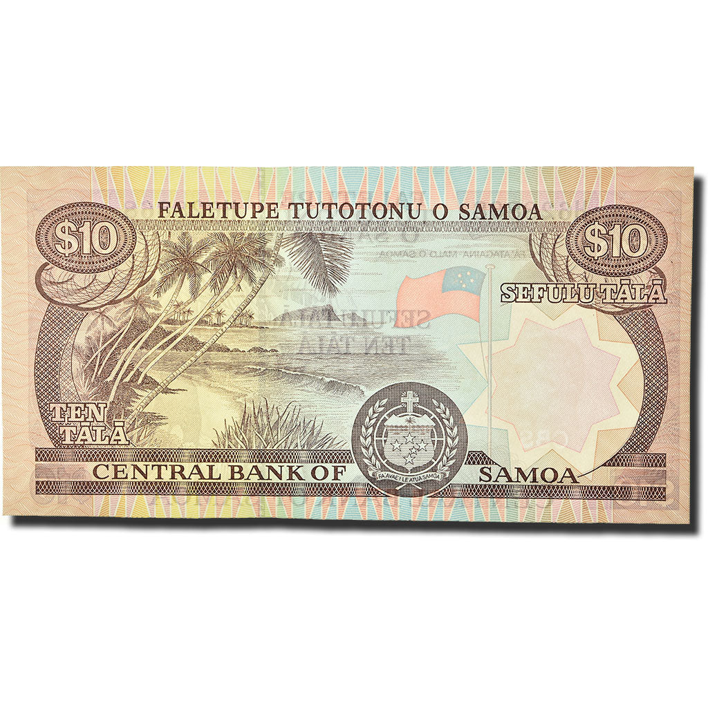 Banknot, Samoa Zachodnia, 10 Tala, 2002, Undated, KM:34b, UNC(65-70)