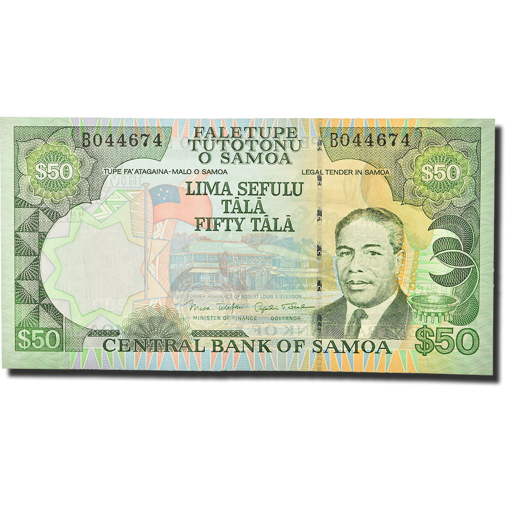 Banknote, Western Samoa, 50 Tala, 2006, KM:36, UNC(65-70)