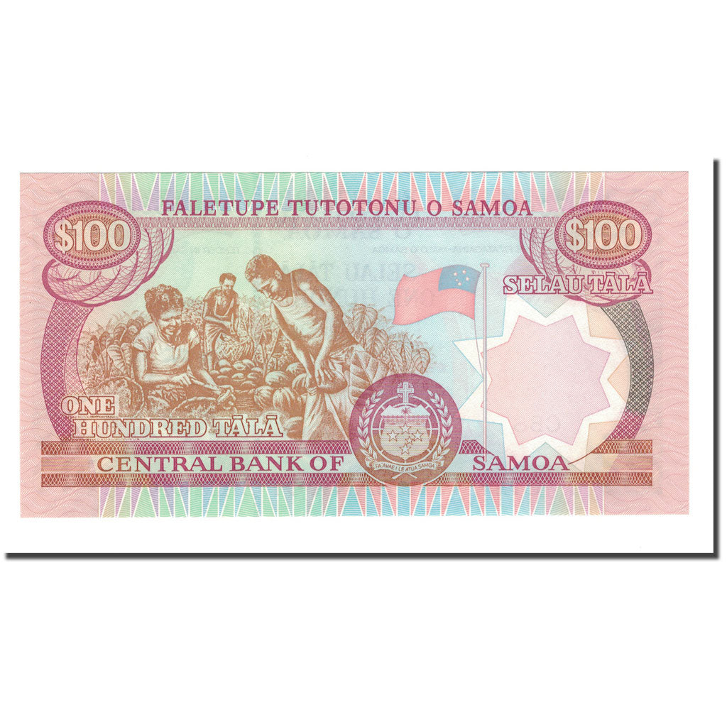 Banknote, Western Samoa, 100 Tala, 2006, KM:37, UNC(65-70)