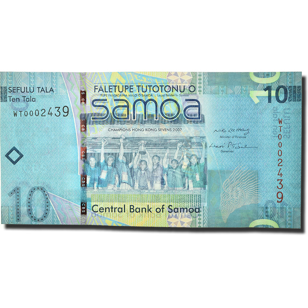 Banknote, Western Samoa, 10 Tala, 2008, KM:39a, UNC(65-70)