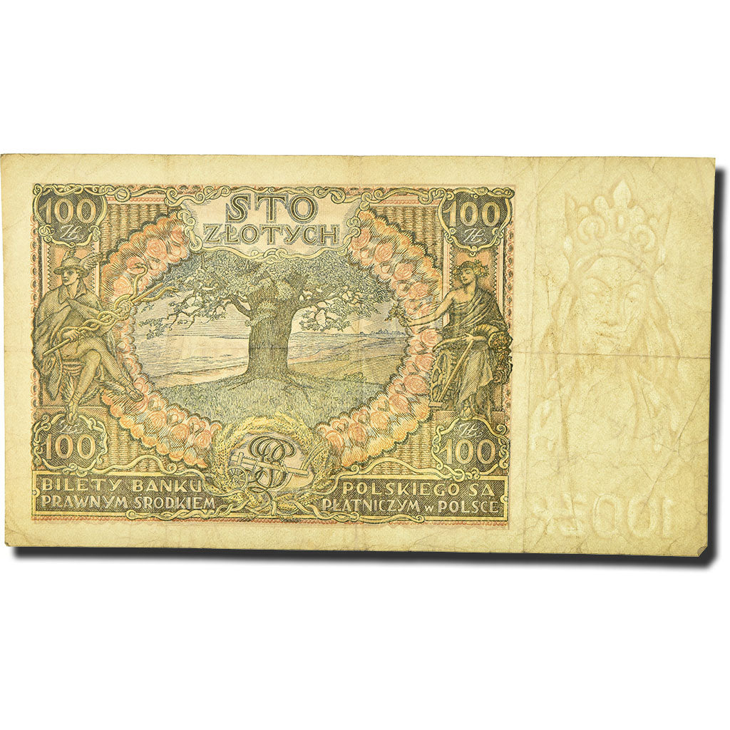 Banknote, Poland, 100 Zlotych, 1934, 1934-11-09, KM:75a, VF(20-25)