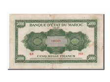 Maroc, 5000 Francs type Américain