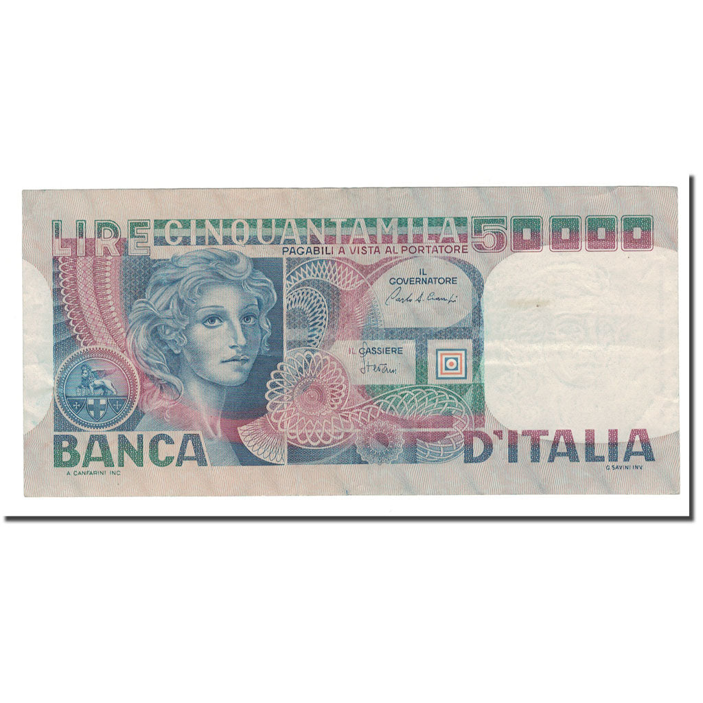 Banknote, Italy, 50,000 Lire, 1980, 1980-04-11, KM:107c, EF(40-45)