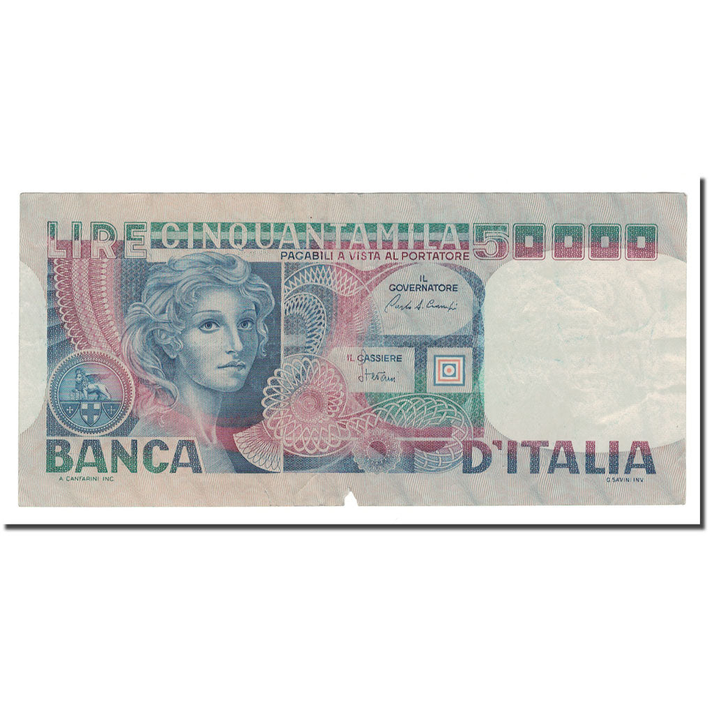 Banknote, Italy, 50,000 Lire, 1980, 1980-04-11, KM:107c, EF(40-45)