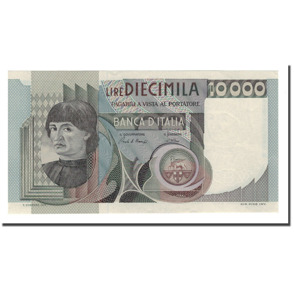 Billet, Italie, 10,000 Lire, 1976-1984, 1980-09-06, KM:106b, SPL