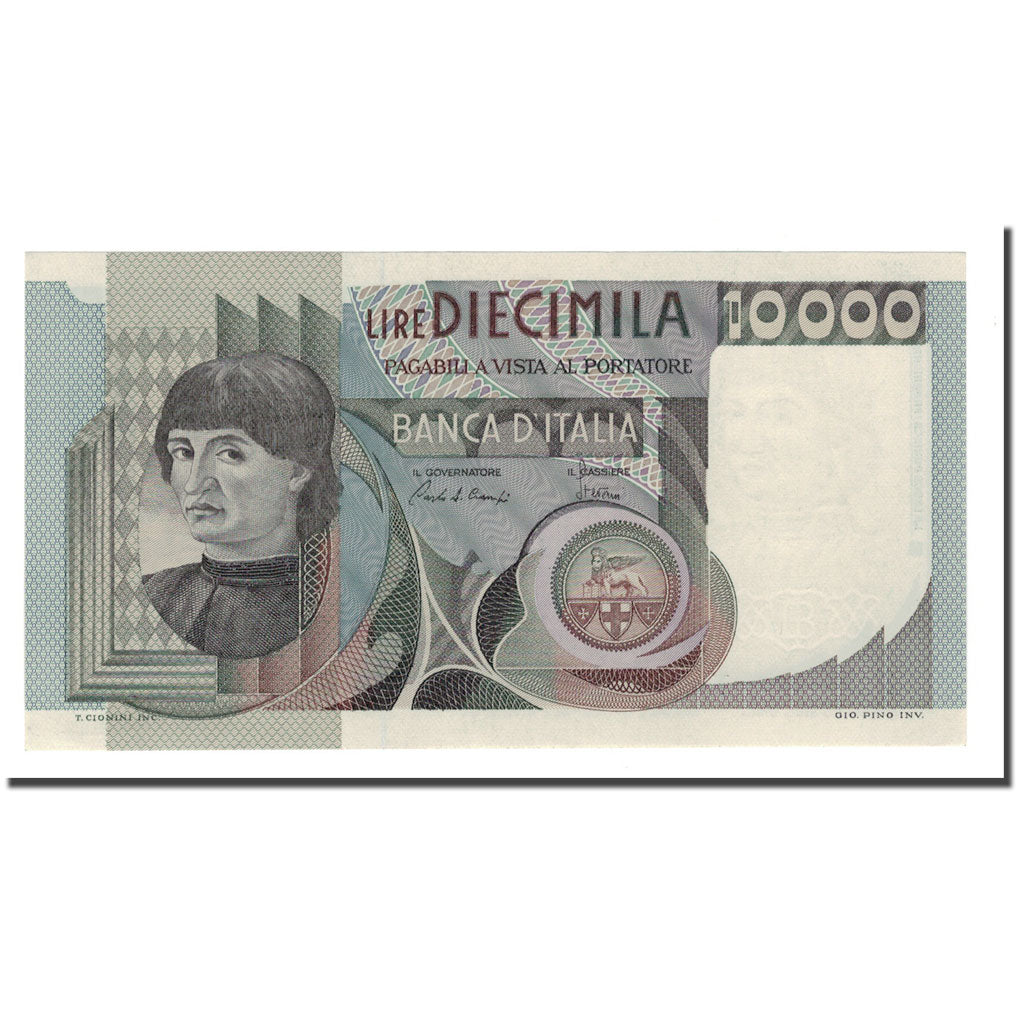 Banknot, Włochy, 10,000 Lire, 1976-1984, 1980-09-06, KM:106b, UNC(64)