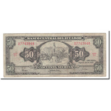 Banknote, Ecuador, 50 Sucres, 1957-82, 1982-08-20, KM:116e, VF(20-25)