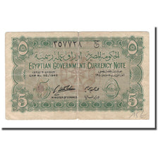 Banknote, Egypt, 5 Piastres, KM:163, VG(8-10)