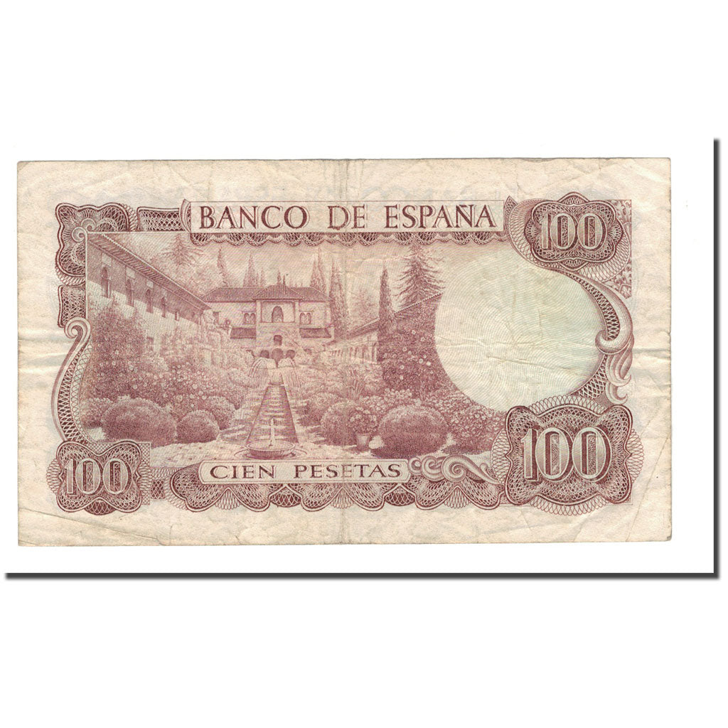 Banknote, Spain, 100 Pesetas, 1974, 1970-11-17, KM:152a, VF(20-25)
