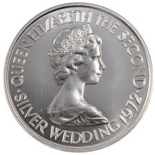 Jersey, Elizabeth II, 2 Pounds, 1972, SPL, Argento, KM:37
