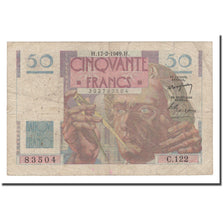 France, 50 Francs, 50 F 1946-1951 ''Le Verrier'', 1949, 1949-02-17, VF(20-25)
