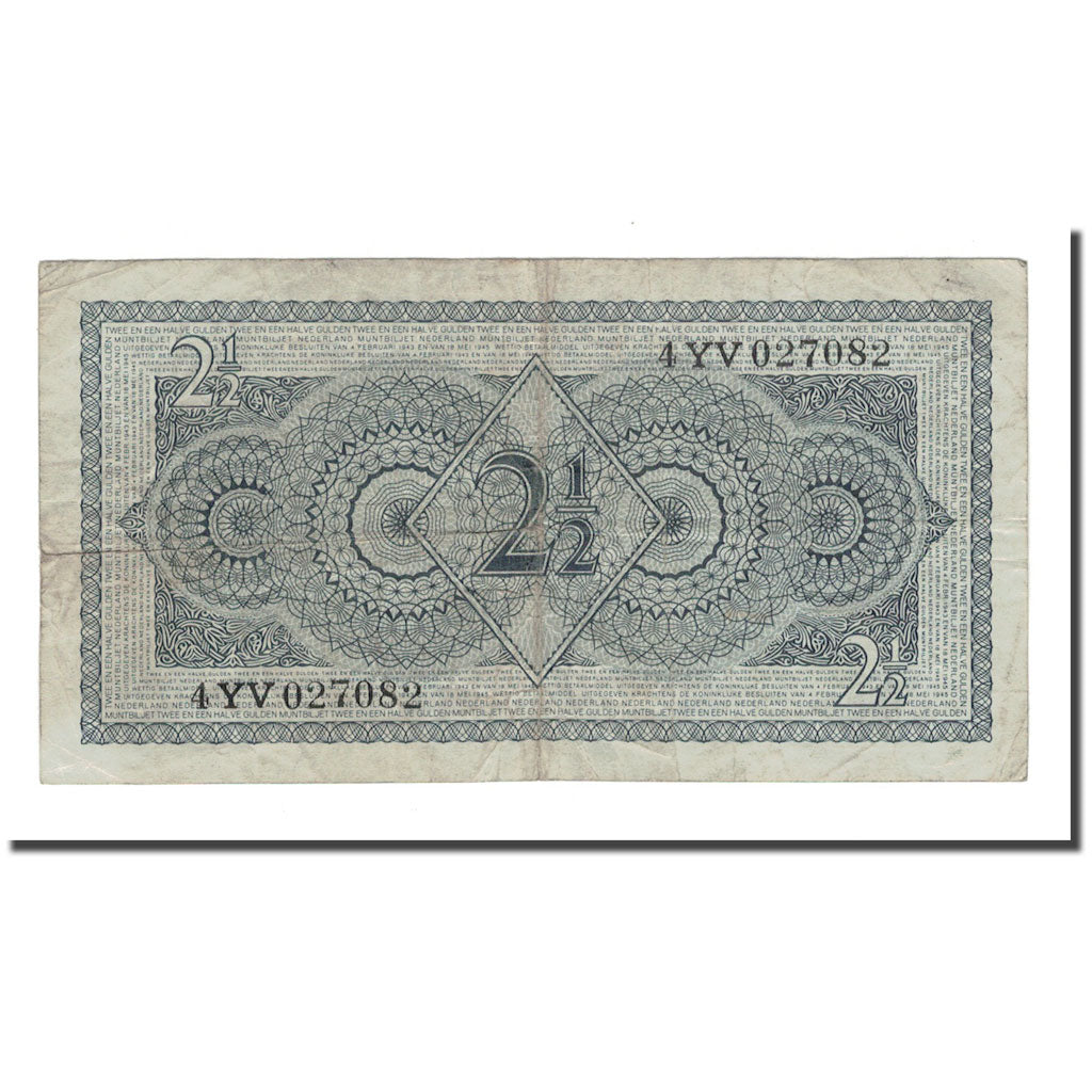 Banknote, Netherlands, 2 1/2 Gulden, 1949, 1949-08-08, KM:73, VF(20-25)