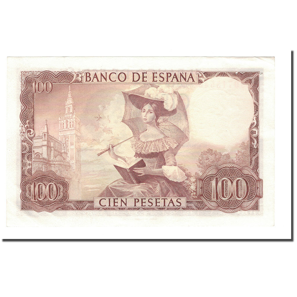 Banknote, Spain, 100 Pesetas, 1965-11-19, KM:150, AU(55-58)