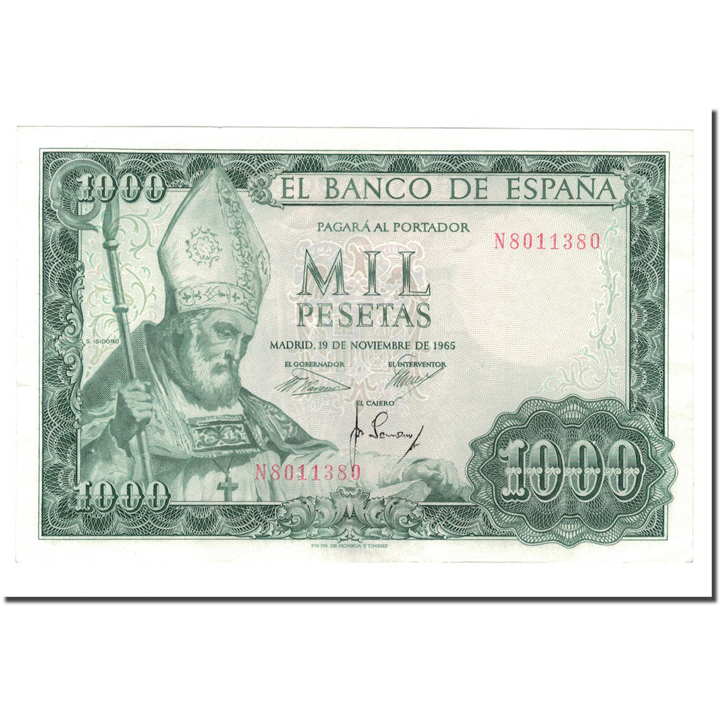 Banknote, Spain, 1000 Pesetas, 1971, 1965-11-19, KM:151, AU(55-58)