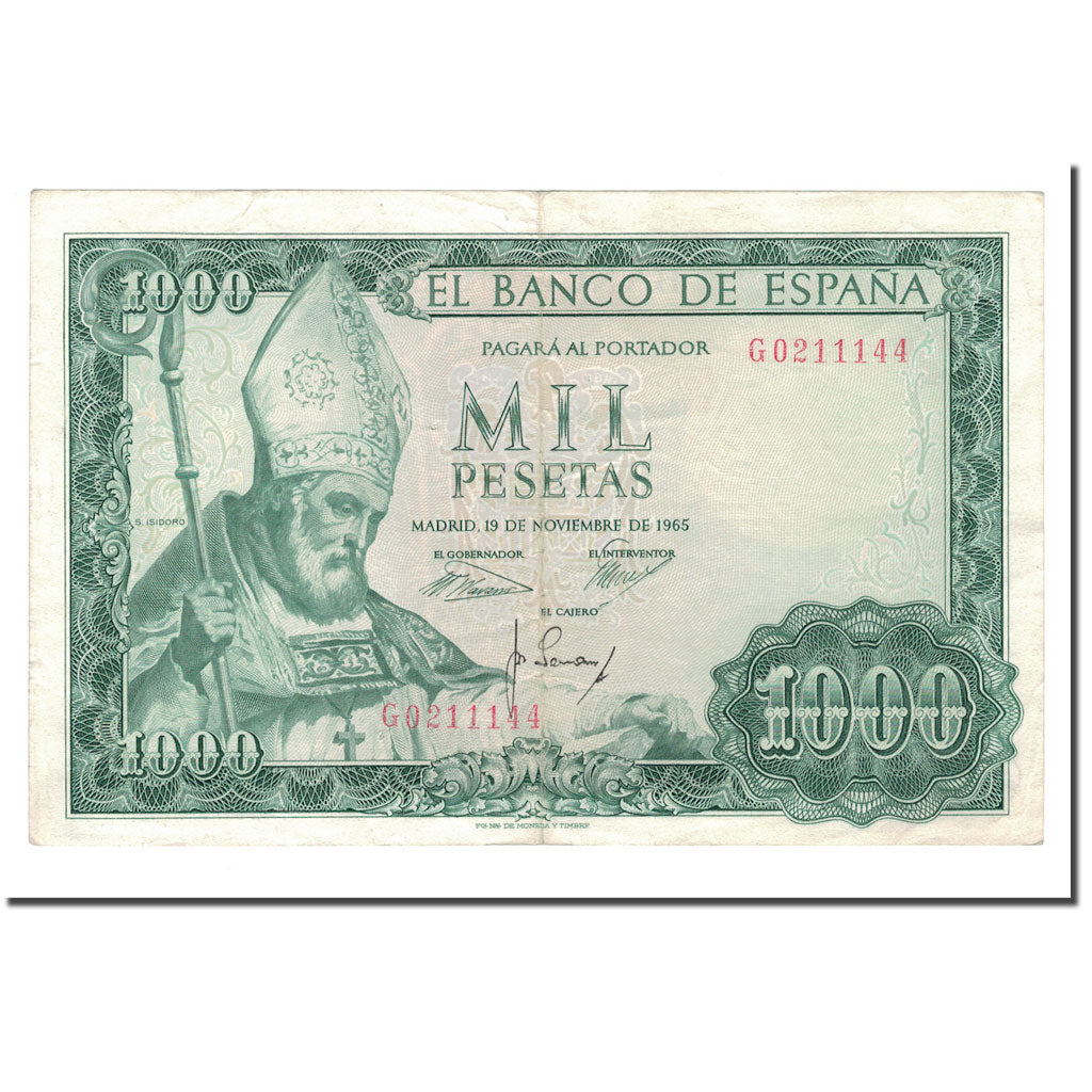 Banknote, Spain, 1000 Pesetas, 1971, 1965-11-19, KM:151, EF(40-45)